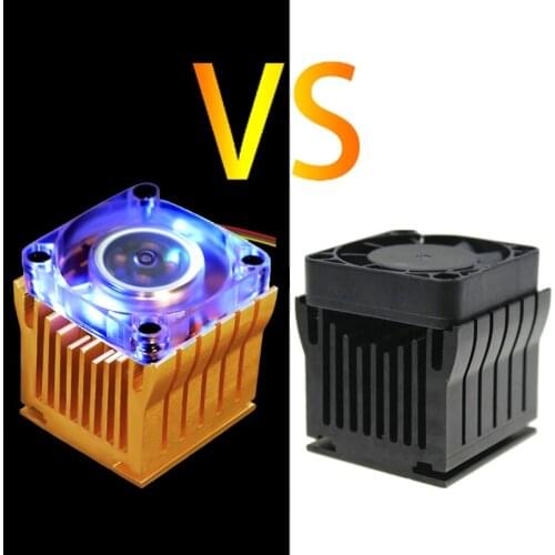 DIY Aluminium Northbridge Heatsink Cooler Motherboard Radiator w/4cm Fan For PC Computer Case South North Bridge Chipset Cooling