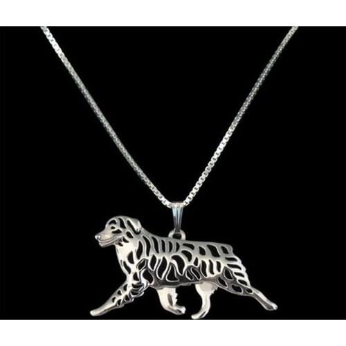 Australian Shepherd Necklaces Jewelry Alloy Lady Pet Pendant Necklaces Drop Shipping