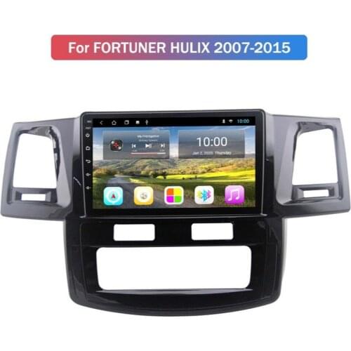 Android 10.0 System Quard Core 2G+32G WIFI HD 1024*600 Car GPS Nagavition For TOYOTA Fortuner /Vigo 2007-2015 Multimedia Radio