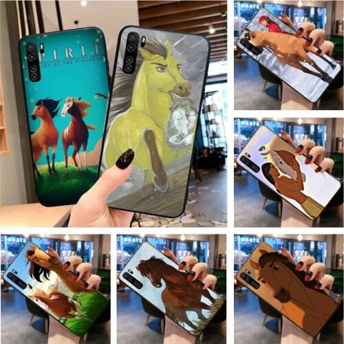 Spirit Stallion Cimarron Horse Phone Case for Huawei P20 P30 P40 lite E Pro Mate 30 20 Pro P Smart 2020 P10