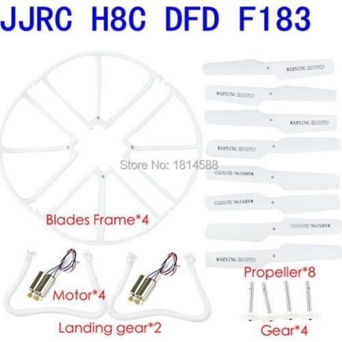 DFD F183 H8C Full Set Replacement Parts Propeller Motor Landing Gear Blade Frame for DFD F183 Drone