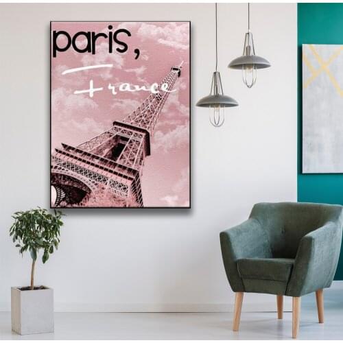DIY Painting By Numbers France Paris Tower Urban Landscape Pictures By Numbers On Canvas Home Decoration Art Supplies Gifts