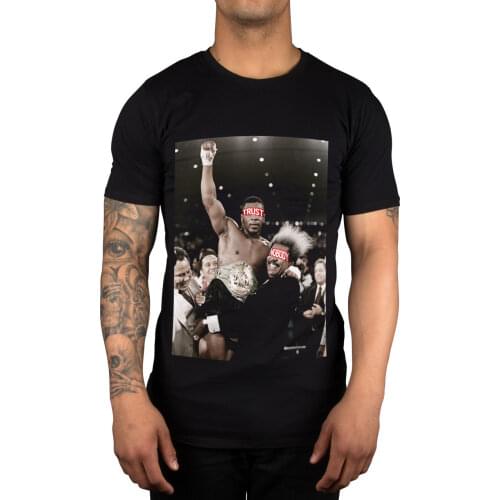 Iron Mike Tyson Don King Trust Nobody T-Shirt Cotton O-Neck Short Sleeve Mens T Shirt New Size S-3XL