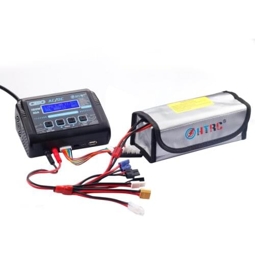 HTRC Lipo Safe Bag Guard Battery Charging Protection Explosion Proof Sack Pouch Protector Fire Resistant Lipo Battery Bag