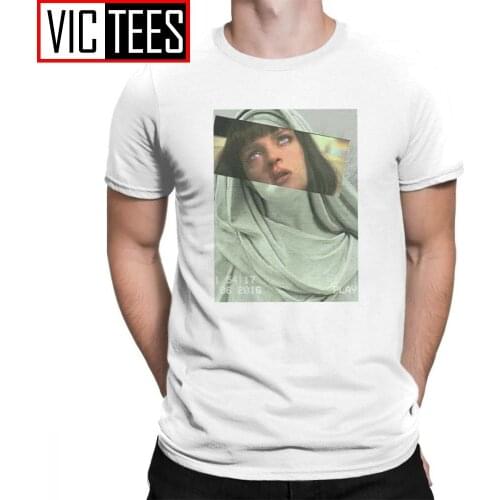 Vaporwave T-Shirts Aesthetic Pulp Fiction Men T Shirts Mens 100% Cotton Crewneck Tee Shirts Funky Classic Large Size