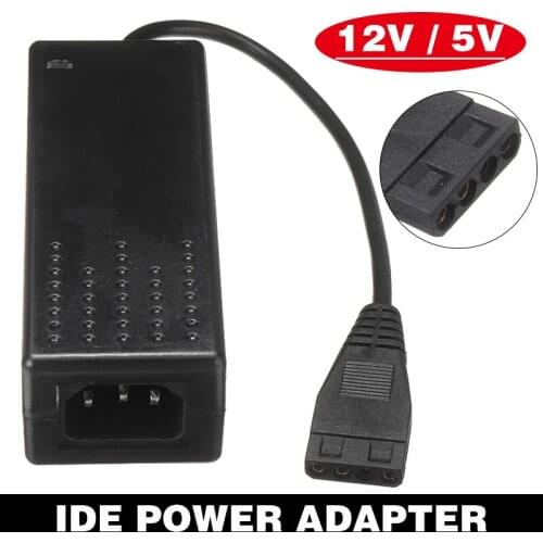 Pohiks 1pc 12V/5V USB to IDE+SATA Power Supply Adapter AC Powerful Cable Plug and Play Hard Drive/HDD