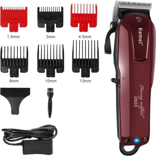 100-240V Kemei professional hair clipper electric hair trimmer powerful hair shaving machine hair cutting beard electric razor