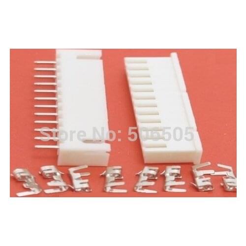 2.54mm 12pins connector socket and plug with terminal 20pcs/lot