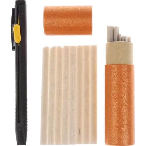2PCS Stitching Sewing Needlework Fabric Invisible Chalk Marker Pencil Pens+20PCS Refills For Tailor Cotton Leather Garment Craft