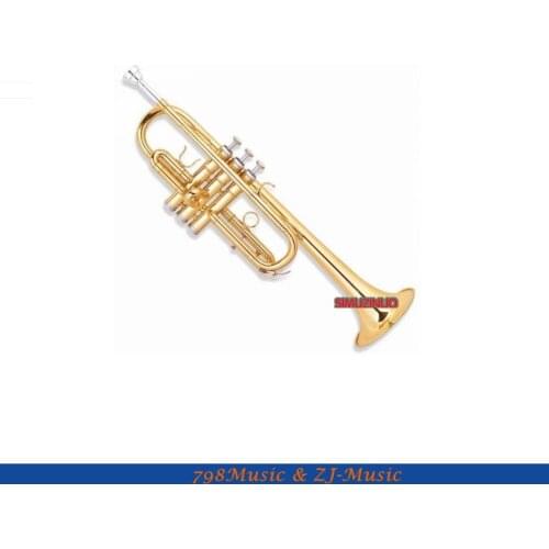 C Key Trumpet Professional Model With Case-Bore Size 11.65mm-Bell DIA.123mm