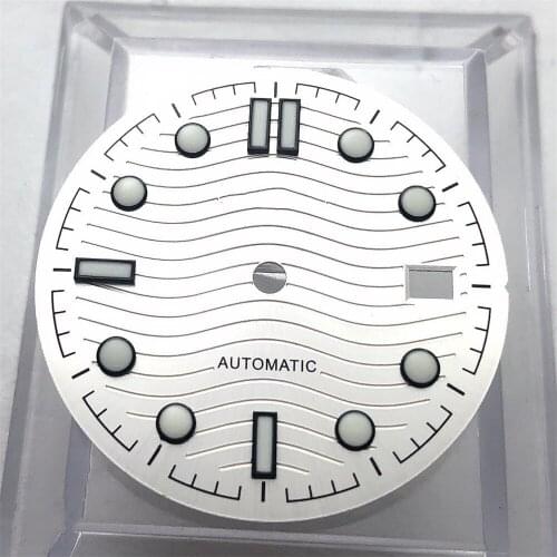 NO Bliger logo 31mm dial is suitable for ETA 2836/2824 DG2813/3804 Miyota 8215 821A 8205 MH35 case automatic movement dial white