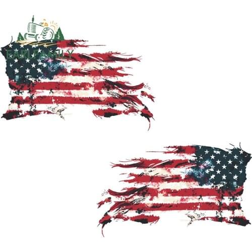 EARLFAMILY 13cm x 7.9cm for MIRRORED American Funny Car Stickers Scratch-Proof Decal Auto Motorcycle Windows Car Door Protector