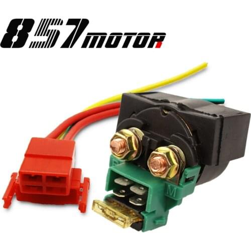 Motorcycle electrical parts Igniter key switch starter solenoid Relay with Plug for HONDA Steed 400 600 VT250 MC19 CBR250