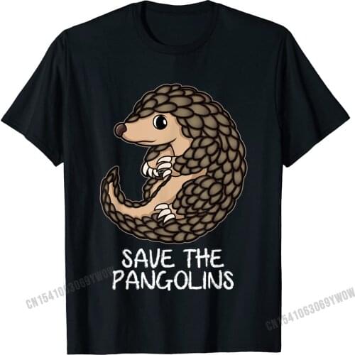Cute Save The Pangolins Protecting Endangered Animals T-Shirt Camisas Men Family Group T Shirt Cotton Tops T Shirt Men Casual