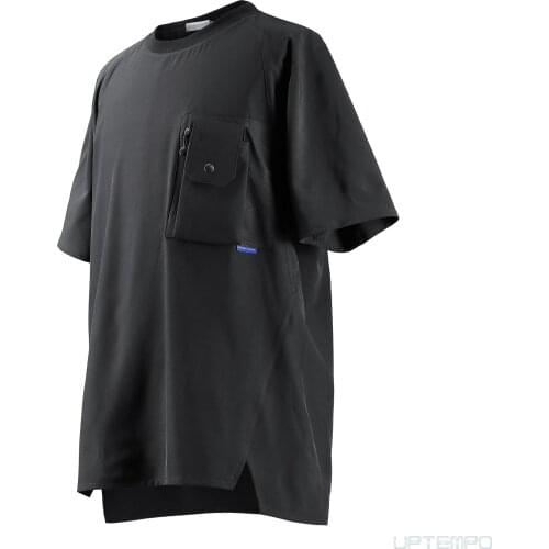 Reindee lusion 21ss 3D deconstruction design T-shirt quick drying mesh breathable stitching techwear