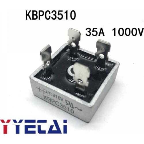 5PCS KBPC3510=MP3510 GBPC3510 inverter welding machine rectifier bridge stack 35A1000V