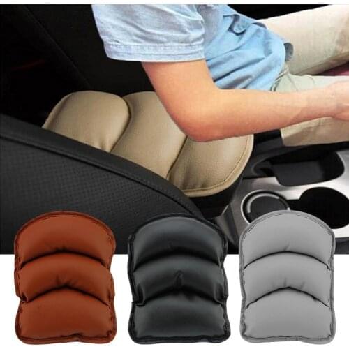 Soft Faux Leather Universal Auto Car Center Console Box Armrest Cushion Pad