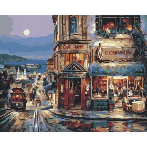 Python Hello 40x50cm Diy Painting By Numbers Picture Colouring Zero Basis Handpainted Oil Painting Unique Gift Home Decor