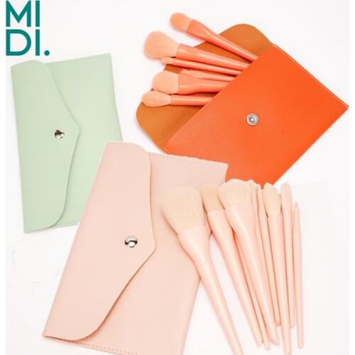 Candy Colors Makeup Brush 10pcs Professional Cosmestic Brush Set Eyeshadow Foundation Blush Powder Girls Beauty Make up Tool