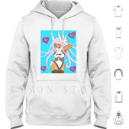 Horny Bunny Girl Hoodie long sleeve Cotton Tits Cute Anime Girl Bunny Hot Bright Anime Kawaii Pretty Cartoon Lewd
