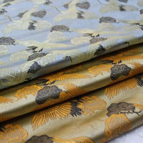75x50cm floral style damask silk satin brocade jacquard fabric costume upholstery furniture curtain clothing material
