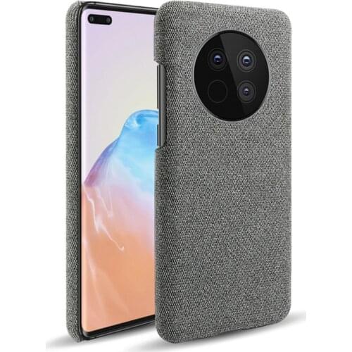 For Huawei Mate 40 30 20 P40 P30 P20 Pro Lite Cloth Texture Woven Cover Antiskid Febric Case For P Smart 2019 Y6P Y5P 2020
