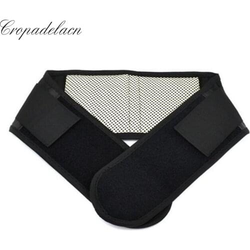 Tourmaline Self-heating Magnetic Therapy Waist Support bone care Lumbar Back Waist Support Brace Double Banded Adjustable Size