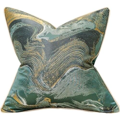 Geometric Upscale cushions Luxury car pillow Decorative cushion European cushion cover office Nordic Jacquard