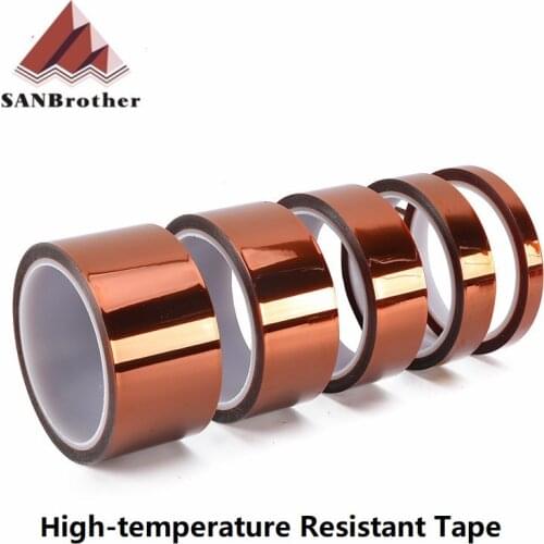 High Temperature Heat BGA Tape Thermal Insulation Tape Polyimide Adhesive Insulating adhesive Tape 3D printing Board protection