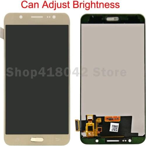 Can Adjust Bright For Samsung Galaxy J7 2016 J710 J710F J710M J710MN J710H J710FN LCD+Touch Screen Display digitizer assembly