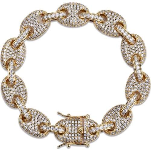 Zlxgirl bridal jewelry Clear AAA cubic zircon copper bracelet stylish romantic pave setting of unisex gift wedding jewelry