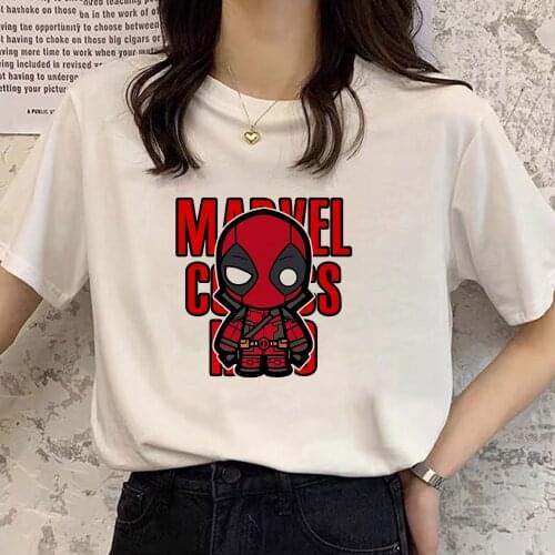 MARVEL T-Shirt Short Sleeves Spider Man Casual Tshirt Women Marvel T Shirts Casual Women Tops Tees Girlfriend Gift Dropship Top