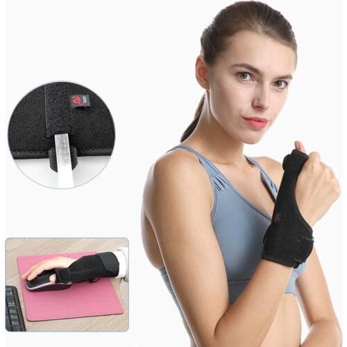 1 Pair Adjustable Wristband Steel Wrist Brace Wrist Support Hand Brace Wrist Support Finger Splint Carpal Tunnel Syndrome