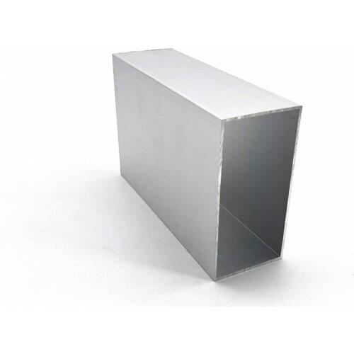 10mm*30mm*1mm square tube aluminum alloy hollow pipe rectangle straight duct vessel 100/200/300/400/500/600mm length