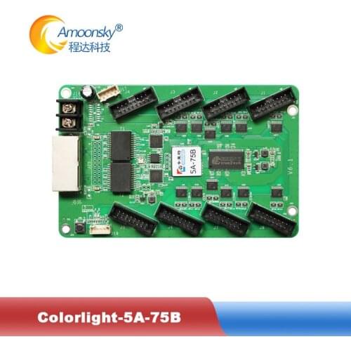 Colorlight 5A-75B led control receiving card for music festival led wall screen panel size 650*365mm p1.2