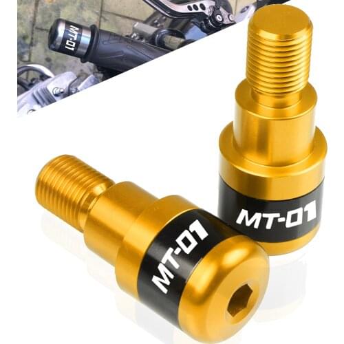 FOR YAMAHA MT01 MT-01 MT 01 2004 2005 2006 2007 2008 2009 CNC Aluminum Motorcycle Handle Hand Bar Ends Handlebar Grips End