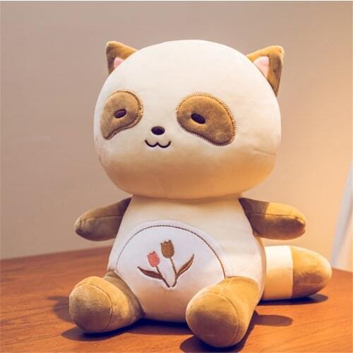 Fancytrader Cute Plush Raccoon Toys Stuffed Soft 50cm Lovely Animals Panda Doll for Kids Gift 2 Colors