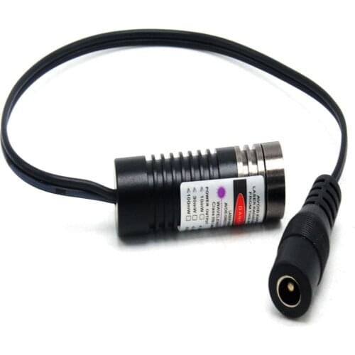 Industrial 405nm 100mw Purple Blue Laser Diode Dot Module 14.5x45mm Lazer 3V-6V