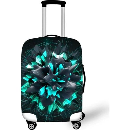 Geometric 3D Print Luggage Cover 18-32 Inch Case Suitcase Covers Trolley Baggage Dust Protective Case Cover Travel Accessories 8