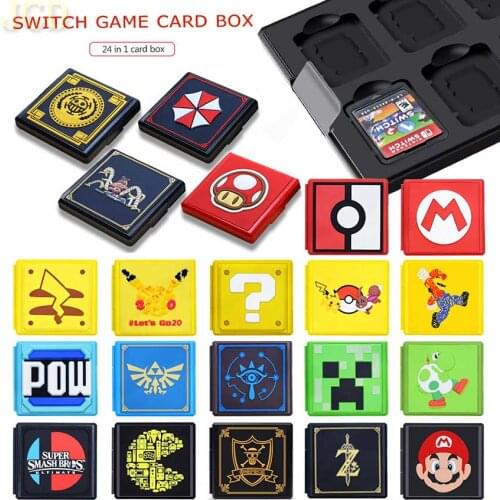 JCD For Nintend Switch Accessories Portable Game Cards Case Shockproof Hard Shell Storage Box For Nintendo Switch NS Games