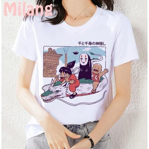 Kawaii Retro Graphic Mujer Camisetas White Top T Shirts Summer Aesthetics Graphic Short Sleeve t-shirts Polyester T Shirt Female