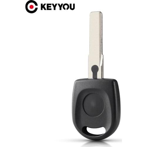 KEYYOU 20x Key Shell With HU66 Blade Transponder Car Key Blank Shell Case For Volkswagen VW Passat B5 Golf Beetle Auto
