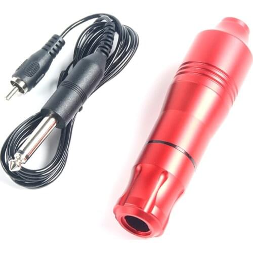 Red Professional Rotary Tattoo Machine Pen Powerful Silent Motor Eyebrow Lip Eyeliner Permanent Makeup Tattoo