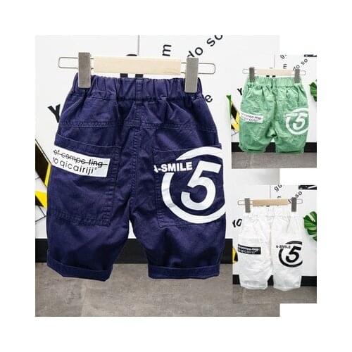 Boys' Five-point Pants 2020summer New Baby Boys Clothes Childrens Shorts Kids Boys Fashion Letter Print Short Pants 2-7 Years