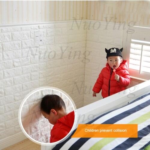 70*77CM 3D Brick PE Foam Wall Stickers Panels Room Decal Stone Decoration Embossed Living Room Kids Safty Bedroom Home Decor