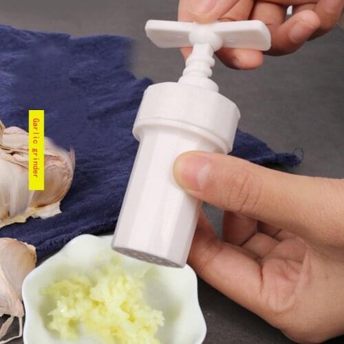 New Garlic Press Resin Mashed Garlic Tools Press Garlic Crusher Garlic Planer Slicer Cutter Cooking Tool Kitchen Accessories