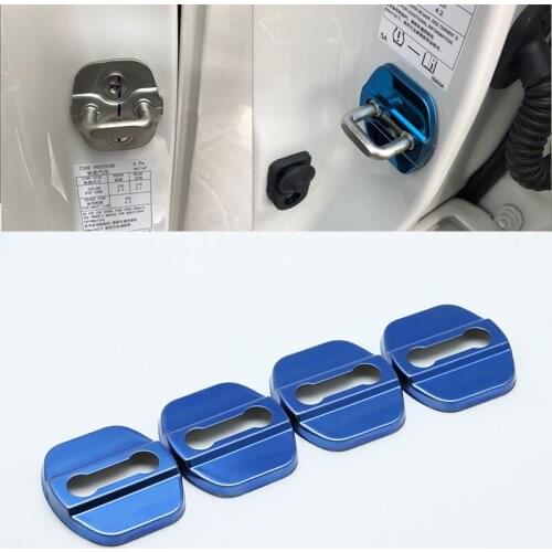 Excellent Stainless Steel Door Lock Buckle Protective Cover Auto Case For Nissan Pathfinder R52 series 2013-2019 Car Styling