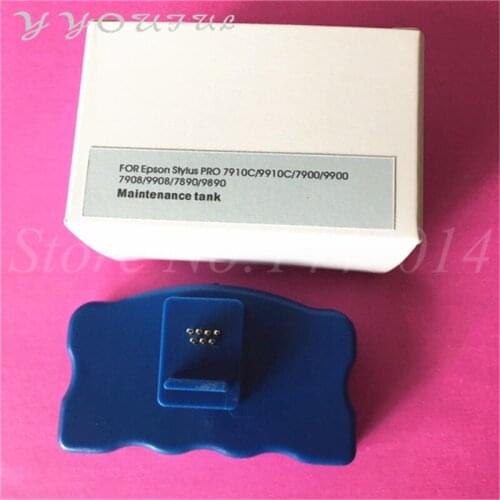 Printer Stable Maintenance Tank Chip Reset For Epson Stylus Pro 7910 9910 7908 9908 7890 9890 7900 9900 waste tank chip 1pc 4pcs