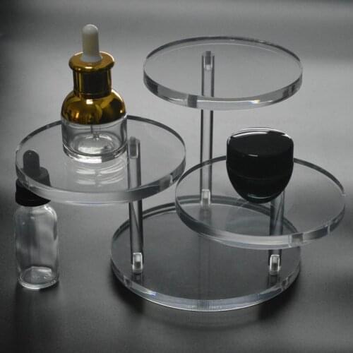 Acrylic Jewelry holder stands organizer for necklace bracelet earring ring lipstick cosmetic perfume display case tray custom