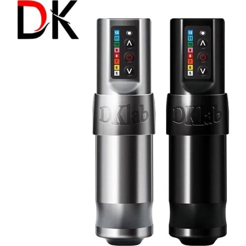 DK HOT SALE！DKLAB DK-W1 Wireless Tattoo Machine Pen,Powerful Coreless Motor 2400 mAh Supply